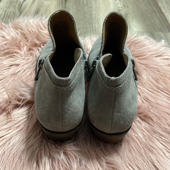 Lucky Brand Gray Suede Ankle Boots Size 7.5 - Picture 7 of 12